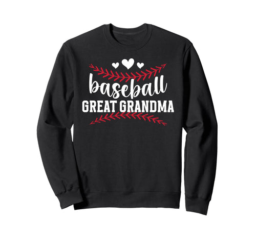 Baseball Great Grandma Baseball Sweatshirt - Custom Art Print for Adults - T-Shirt, Sweatshirt, Hoodie