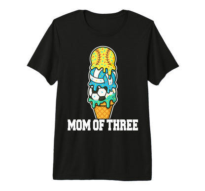 Softball Soccer Volleyball Mom Ice T-Shirt - Unique Graphic for Adults - T-Shirt, Sweatshirt, Hoodie