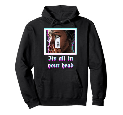 Tears Aesthetic Sad Vaporwave Hoodie - Graphic Print for Adults - T-Shirt, Sweatshirt, Hoodie