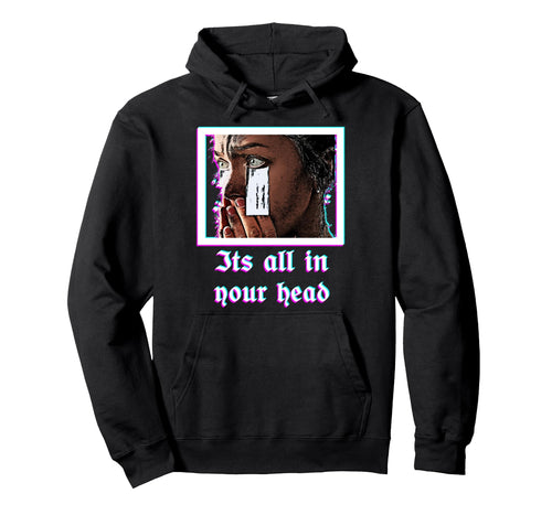 Tears Aesthetic Sad Vaporwave Hoodie - Graphic Print for Adults - T-Shirt, Sweatshirt, Hoodie