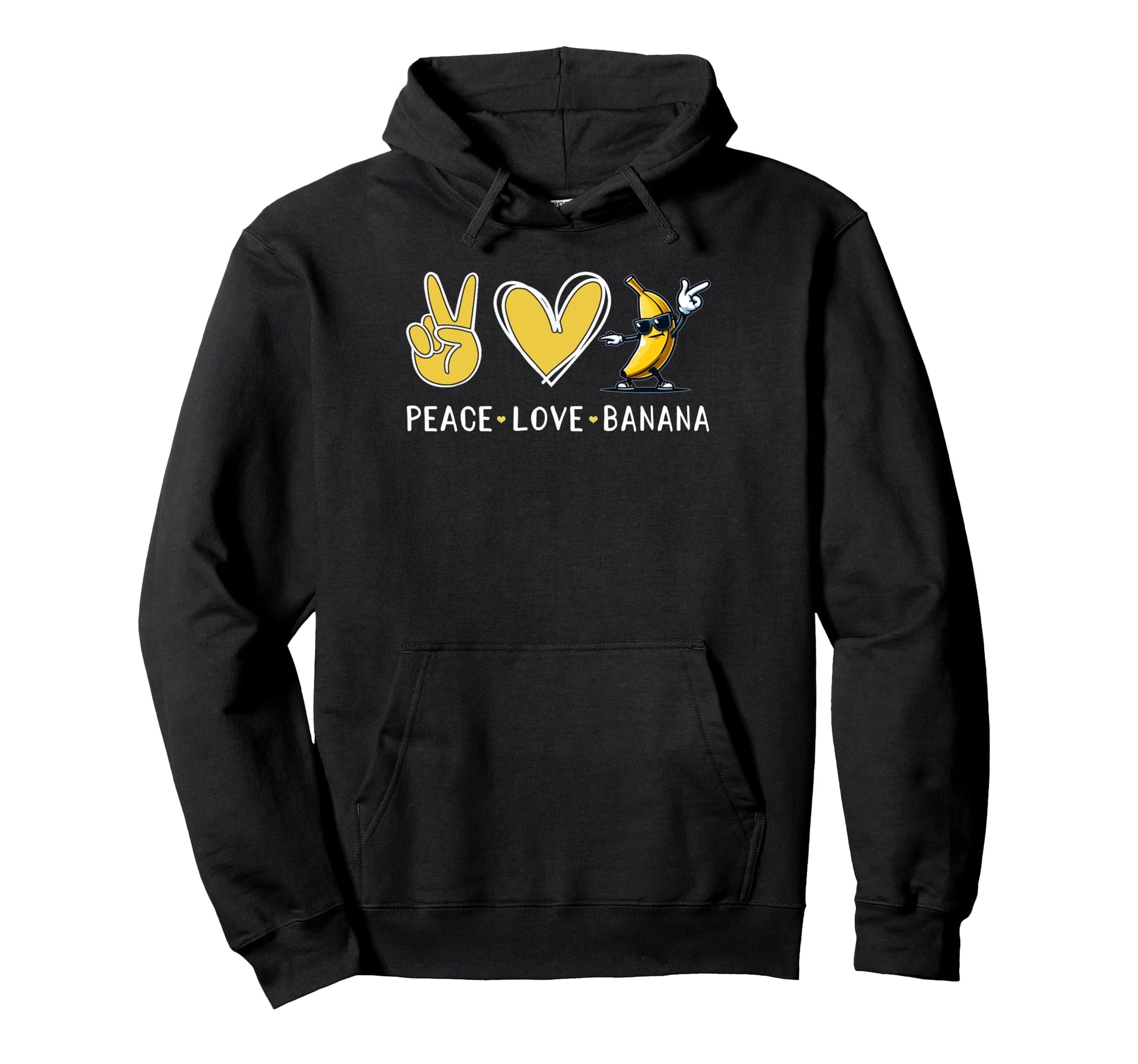 Funny Love Bananas Banana Gifts Hoodie - Fun Novelty Design Men Women - T-Shirt, Sweatshirt, Hoodie
