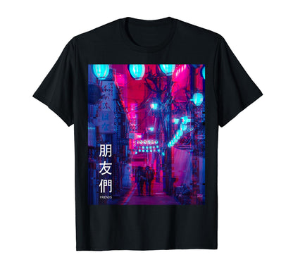 Vaporwave Glitch Aesthetic Japan T-Shirt - Novelty Apparel for Adults - T-Shirt, Sweatshirt, Hoodie