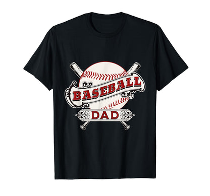 Baseball Dad Game Day Son Supporter Fan T-Shirt - Trendy Graphic Unisex - T-Shirt, Sweatshirt, Hoodie
