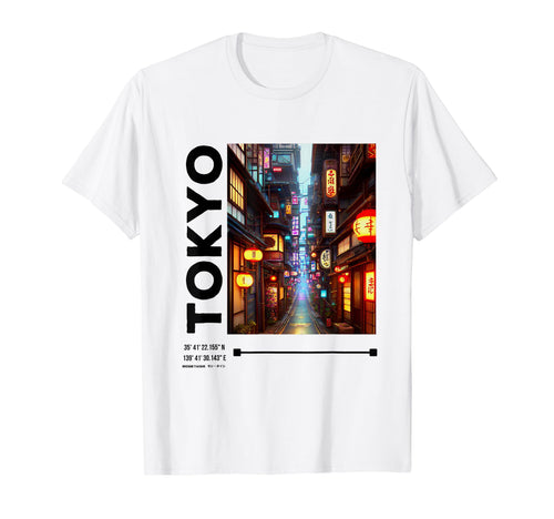 90S Lofi Tokyo Japanese Streetwear T-Shirt - Custom Art Print Unisex - T-Shirt, Sweatshirt, Hoodie