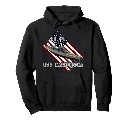Battleship Uss California Bb 44 Hoodie - Aesthetic Graphic for Adults - T-Shirt, Sweatshirt, Hoodie