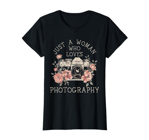 Photographer Camera Flowers T-Shirt - Novelty Apparel for Adults - T-Shirt, Sweatshirt, Hoodie
