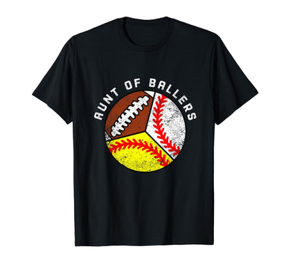 Aunt Ballers Funny Baseball T-Shirt - Aesthetic Graphic for Adults - T-Shirt, Sweatshirt, Hoodie