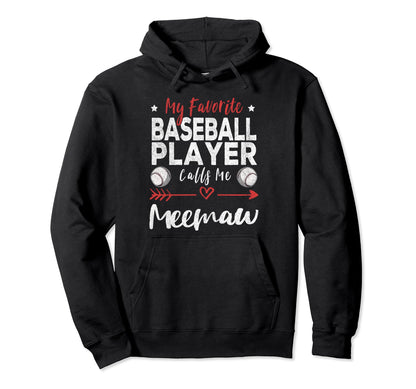 My Favorite Baseball Player Calls Me Hoodie - Trendy Graphic Men Women - T-Shirt, Sweatshirt, Hoodie
