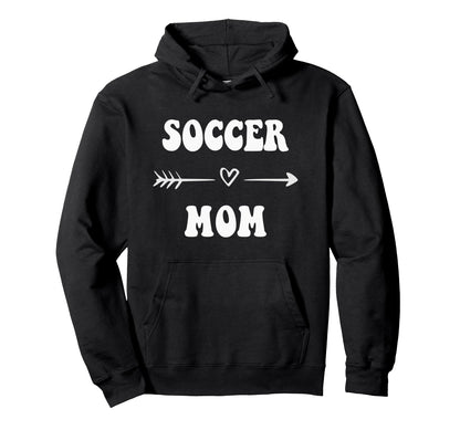 Soccer Mom Soccer Player Stylish Sports Hoodie - Aesthetic Graphic Unisex - T-Shirt, Sweatshirt, Hoodie