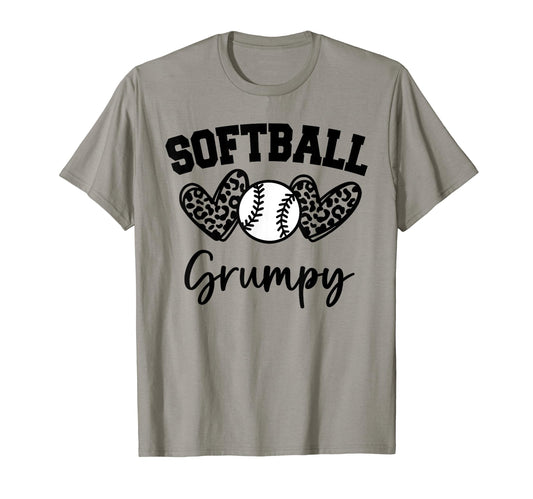 Personalized Baseball Heart Grumpy T-Shirt - Minimalist Print for Adults - T-Shirt, Sweatshirt, Hoodie