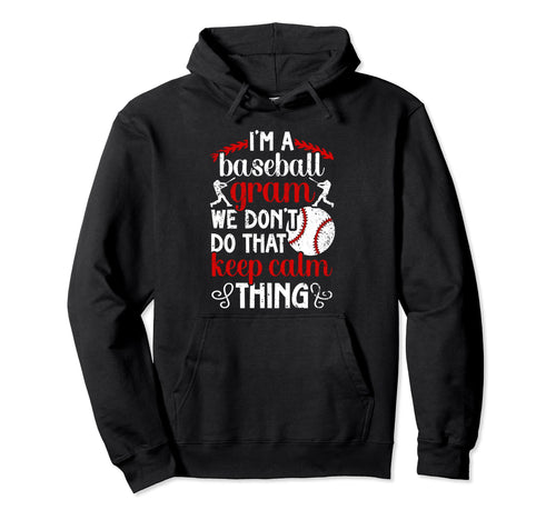 Im Baseball Gram Grandma Gram Baseball Hoodie - Custom Art Print Unisex - T-Shirt, Sweatshirt, Hoodie