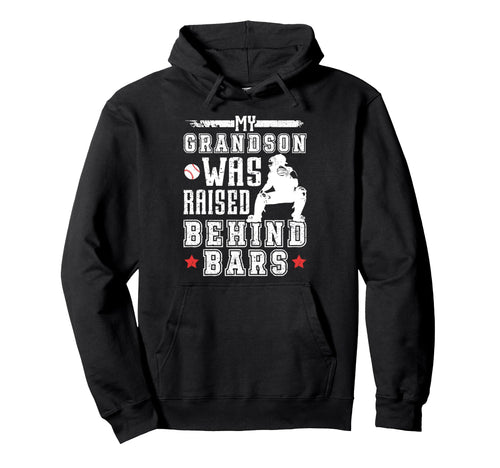 Baseball Catcher Grandpa Funny Hoodie - Casual Everyday Wear Men Women - T-Shirt, Sweatshirt, Hoodie