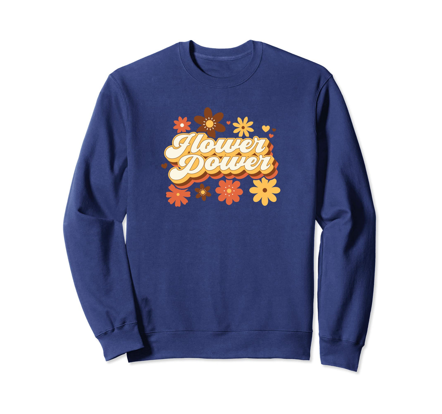 Womens Flower Power Hippie Boho Sweatshirt - Custom Art Print Men Women - T-Shirt, Sweatshirt, Hoodie