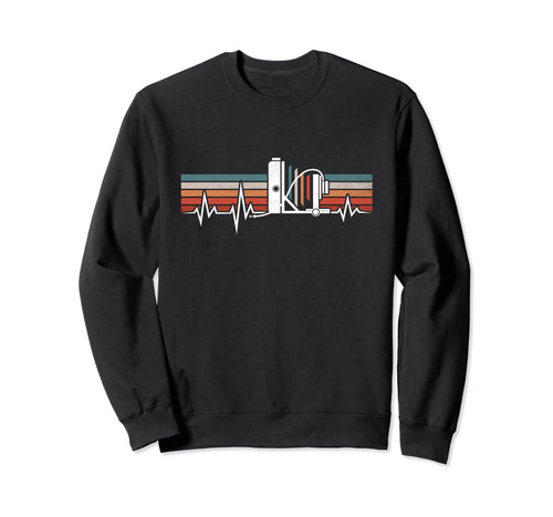 Large Format Field Camera Heartbeat Film Sweatshirt - Graphic Print Unisex - T-Shirt, Sweatshirt, Hoodie