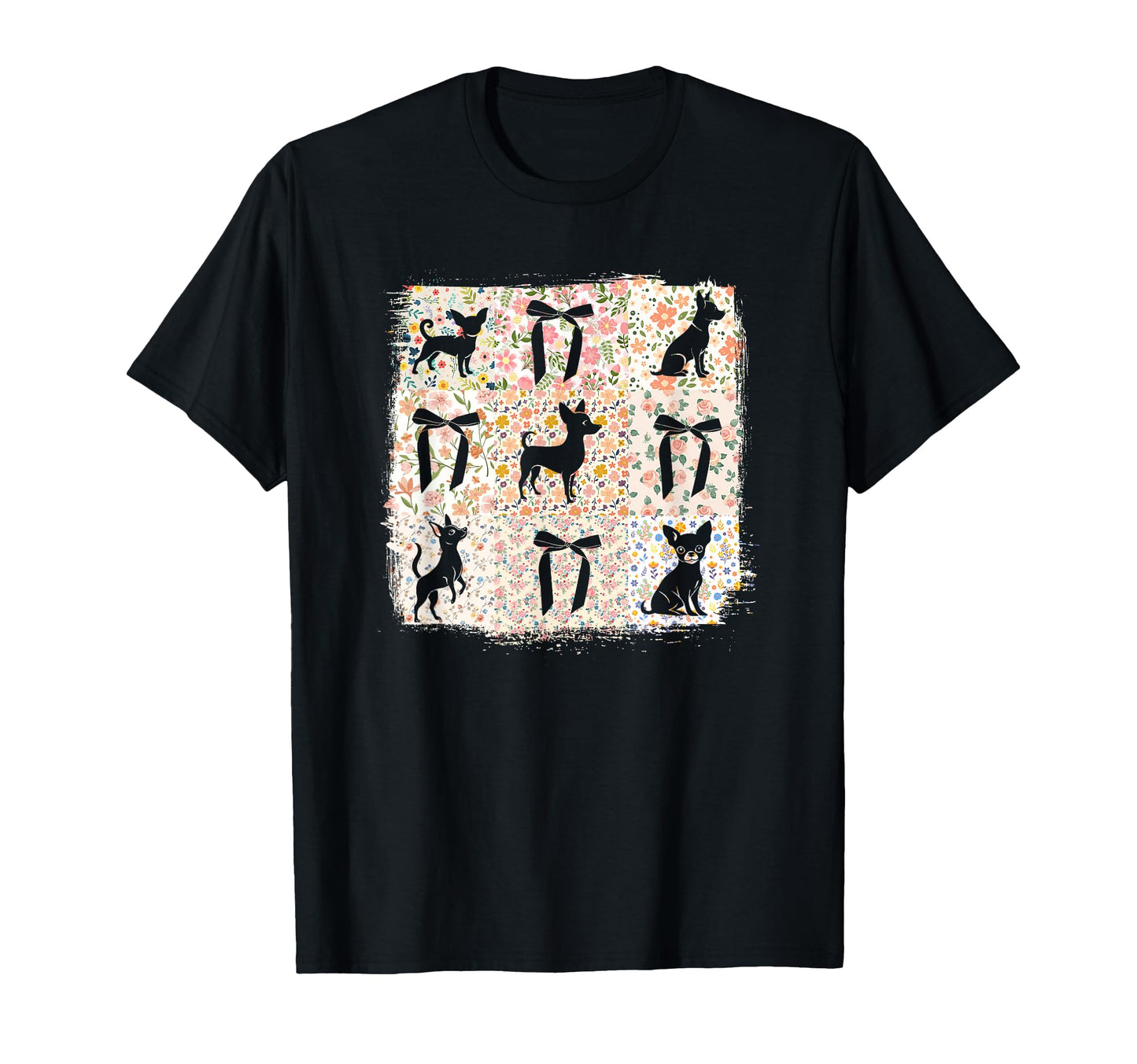Boho Flower Chihuahua Dog Mom Mothers T-Shirt - Trendy Graphic Men Women - T-Shirt, Sweatshirt, Hoodie