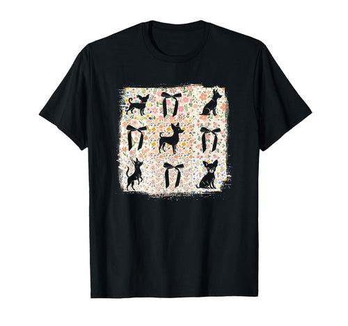 Boho Flower Chihuahua Dog Mom Mothers T-Shirt - Trendy Graphic Men Women - T-Shirt, Sweatshirt, Hoodie