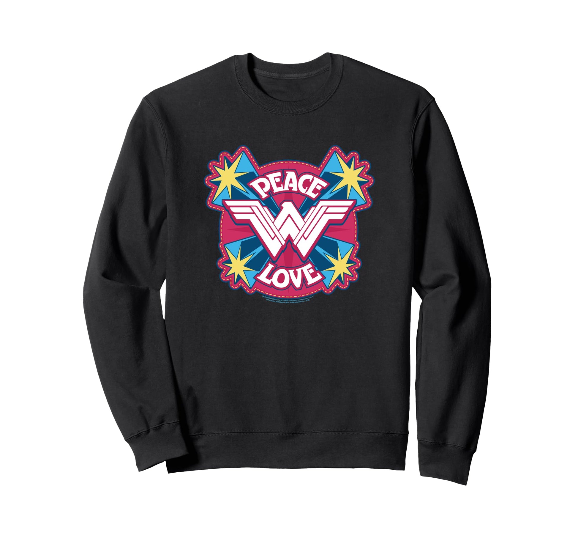 Wonder Movie Peace Love Sweatshirt - Fun Novelty Design Unisex - T-Shirt, Sweatshirt, Hoodie