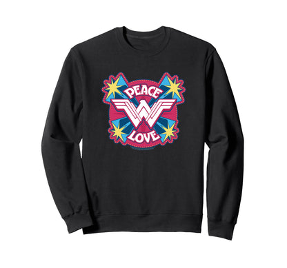 Wonder Movie Peace Love Sweatshirt - Fun Novelty Design Unisex - T-Shirt, Sweatshirt, Hoodie