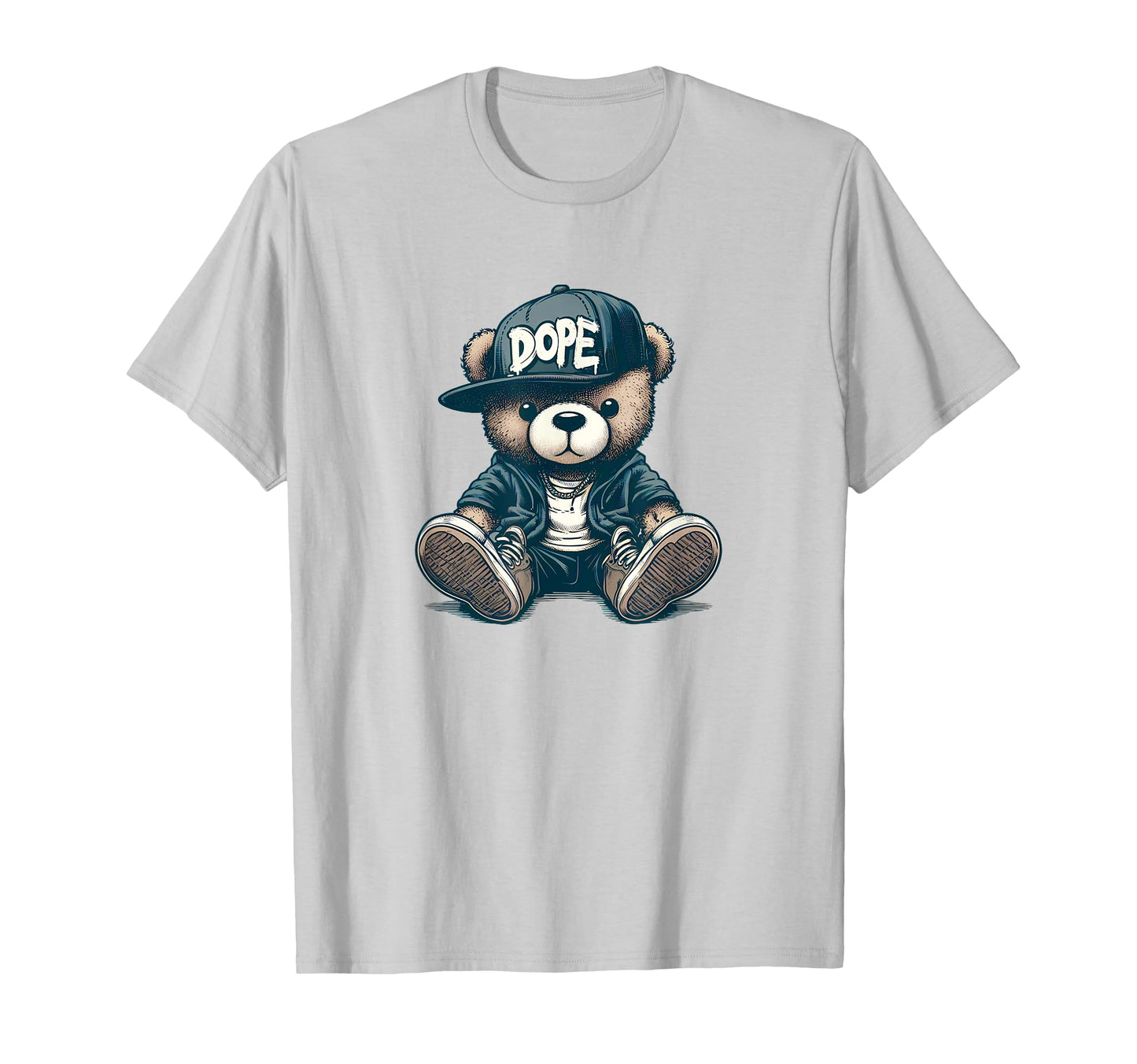 Dope Hip Hop Teddy Bear 90S Hip Hop T-Shirt - Minimalist Print Men Women - T-Shirt, Sweatshirt, Hoodie