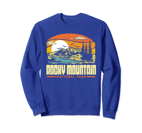 Rocky Mountain National Park 80S Colorado Sweatshirt - Graphic Print Unisex - T-Shirt, Sweatshirt, Hoodie