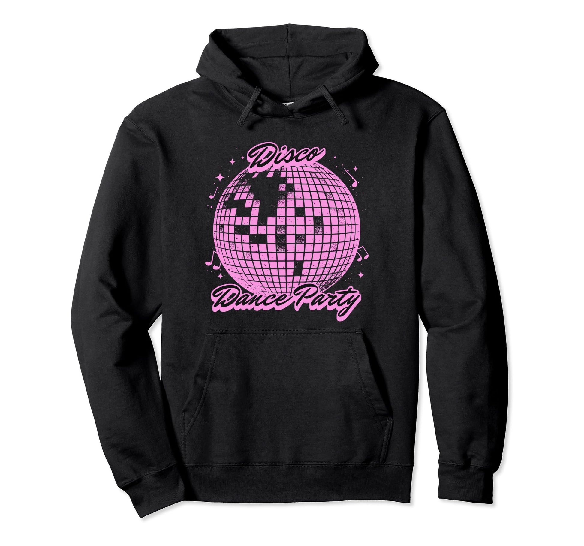 Disco Ball Dance Party 70S Music Hoodie - Casual Everyday Wear Unisex - T-Shirt, Sweatshirt, Hoodie