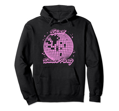 Disco Ball Dance Party 70S Music Hoodie - Casual Everyday Wear Unisex - T-Shirt, Sweatshirt, Hoodie