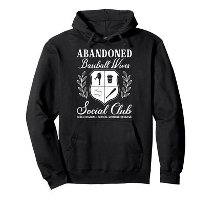 Baseball Wives Social Club Wife Hoodie - Aesthetic Graphic Men Women - T-Shirt, Sweatshirt, Hoodie