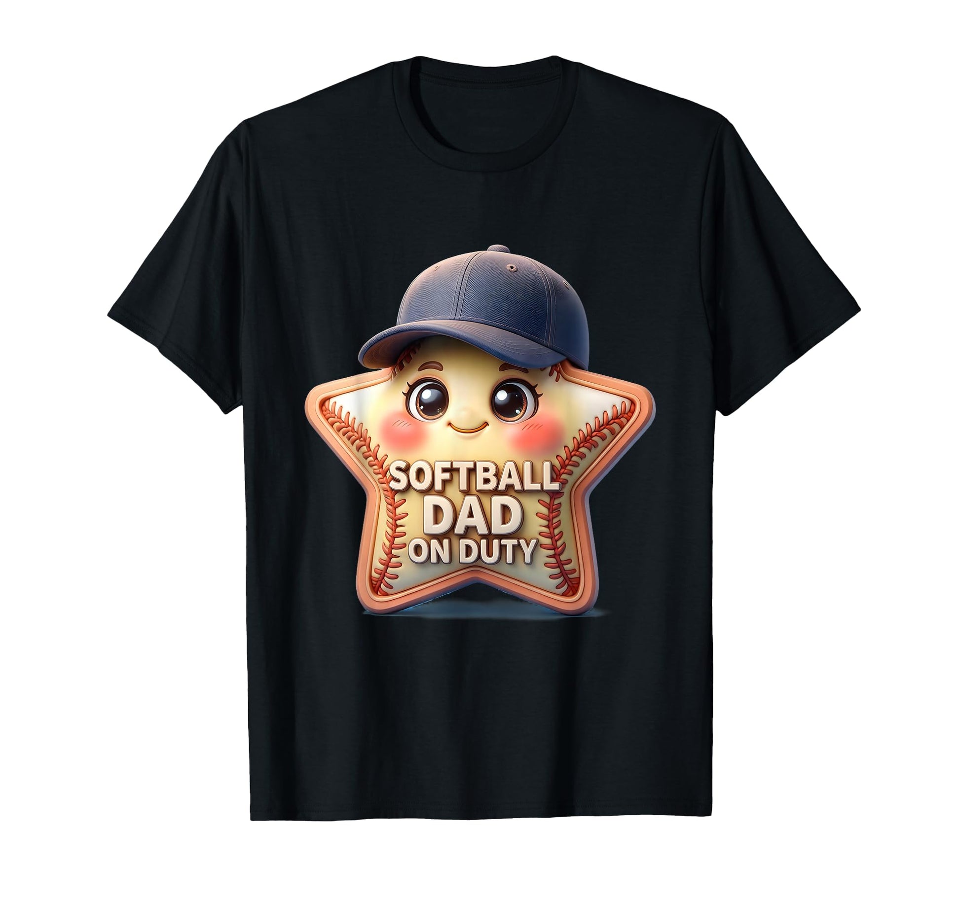 Softball Dad Duty Proud Dad T-Shirt - Trendy Graphic for Adults - T-Shirt, Sweatshirt, Hoodie