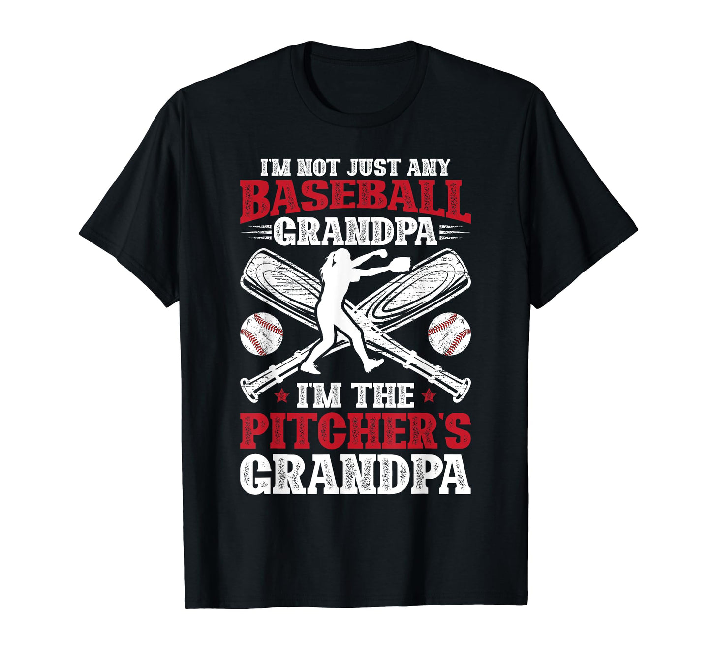 Im Baseball Pitcher Grandpa Baseball T-Shirt - Aesthetic Graphic Unisex - T-Shirt, Sweatshirt, Hoodie