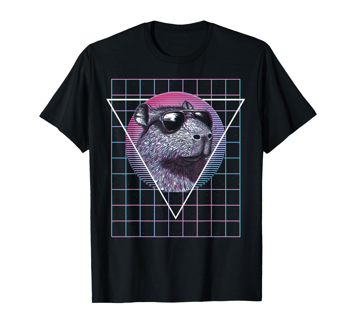 Capybara Capibara Sunglasses T-Shirt - Aesthetic Graphic for Adults - T-Shirt, Sweatshirt, Hoodie