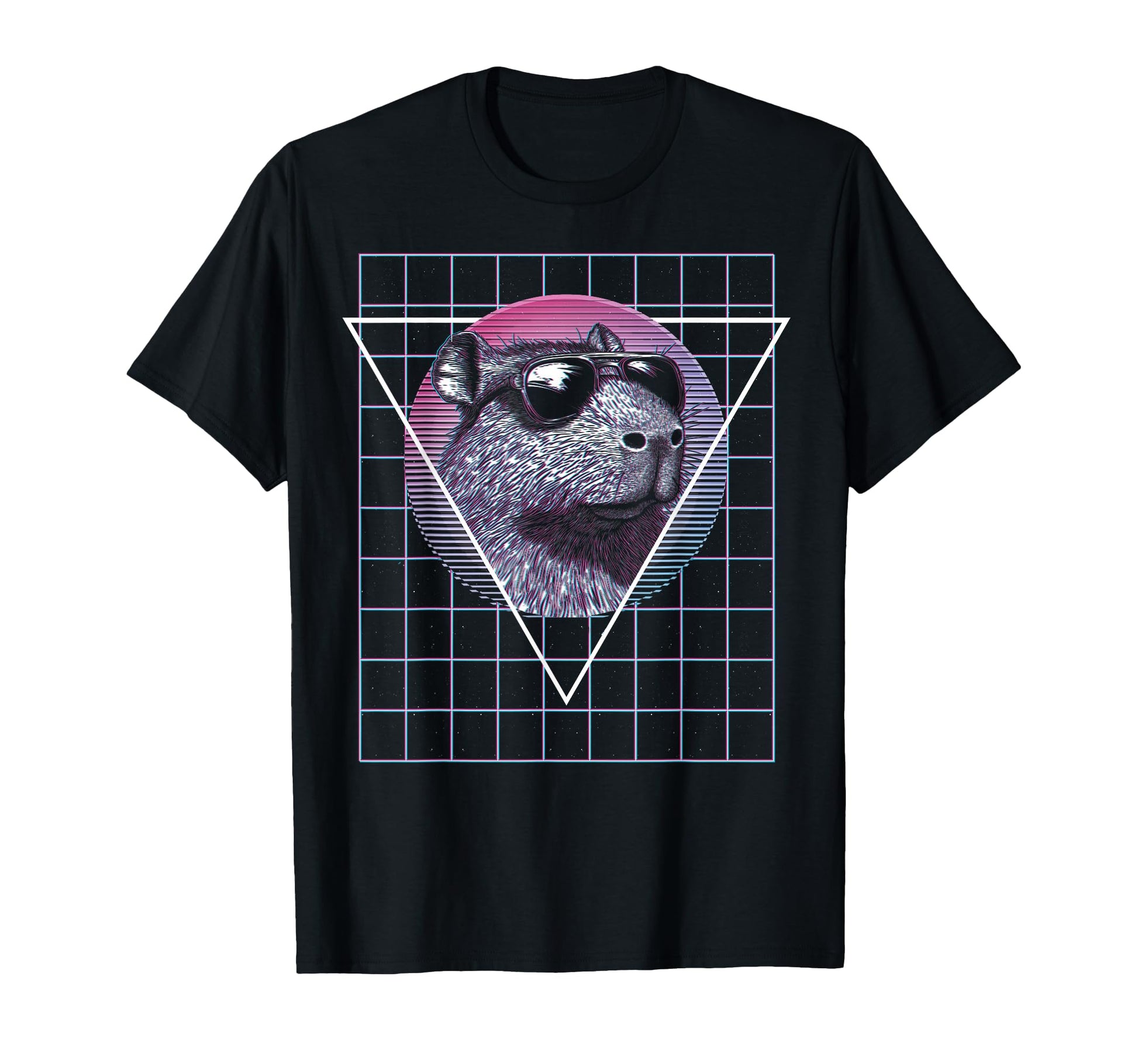 Capybara Capibara Sunglasses T-Shirt - Aesthetic Graphic for Adults - T-Shirt, Sweatshirt, Hoodie