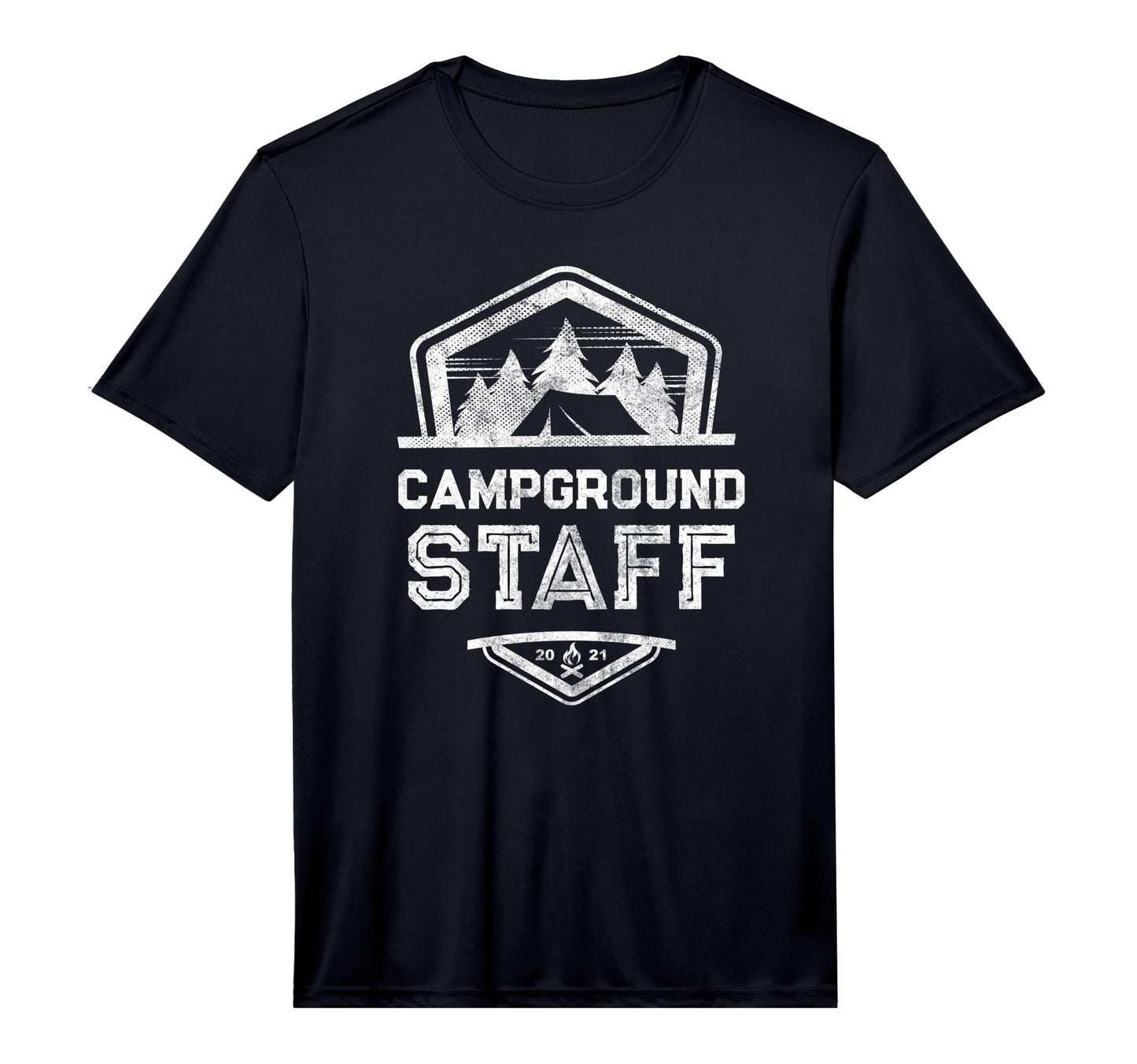 Campground Staff Campsite Host Team Camp T-Shirt - Graphic Print Unisex - T-Shirt, Sweatshirt, Hoodie