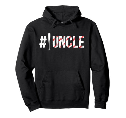Baseball Uncle Baseball Player Uncle Hoodie - Fun Novelty Design Men Women - T-Shirt, Sweatshirt, Hoodie