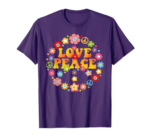 Peace Sign Love 60S 70S Tie Die T-Shirt - Streetwear Style Men Women - T-Shirt, Sweatshirt, Hoodie