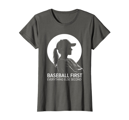 Baseball First Everything Else T-Shirt - Custom Art Print for Adults - T-Shirt, Sweatshirt, Hoodie
