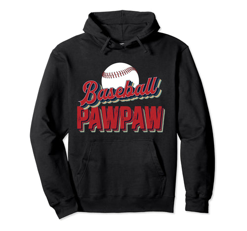 Baseball Pawpaw Proud Pawpaw Baseball Hoodie - Graphic Print for Adults - T-Shirt, Sweatshirt, Hoodie