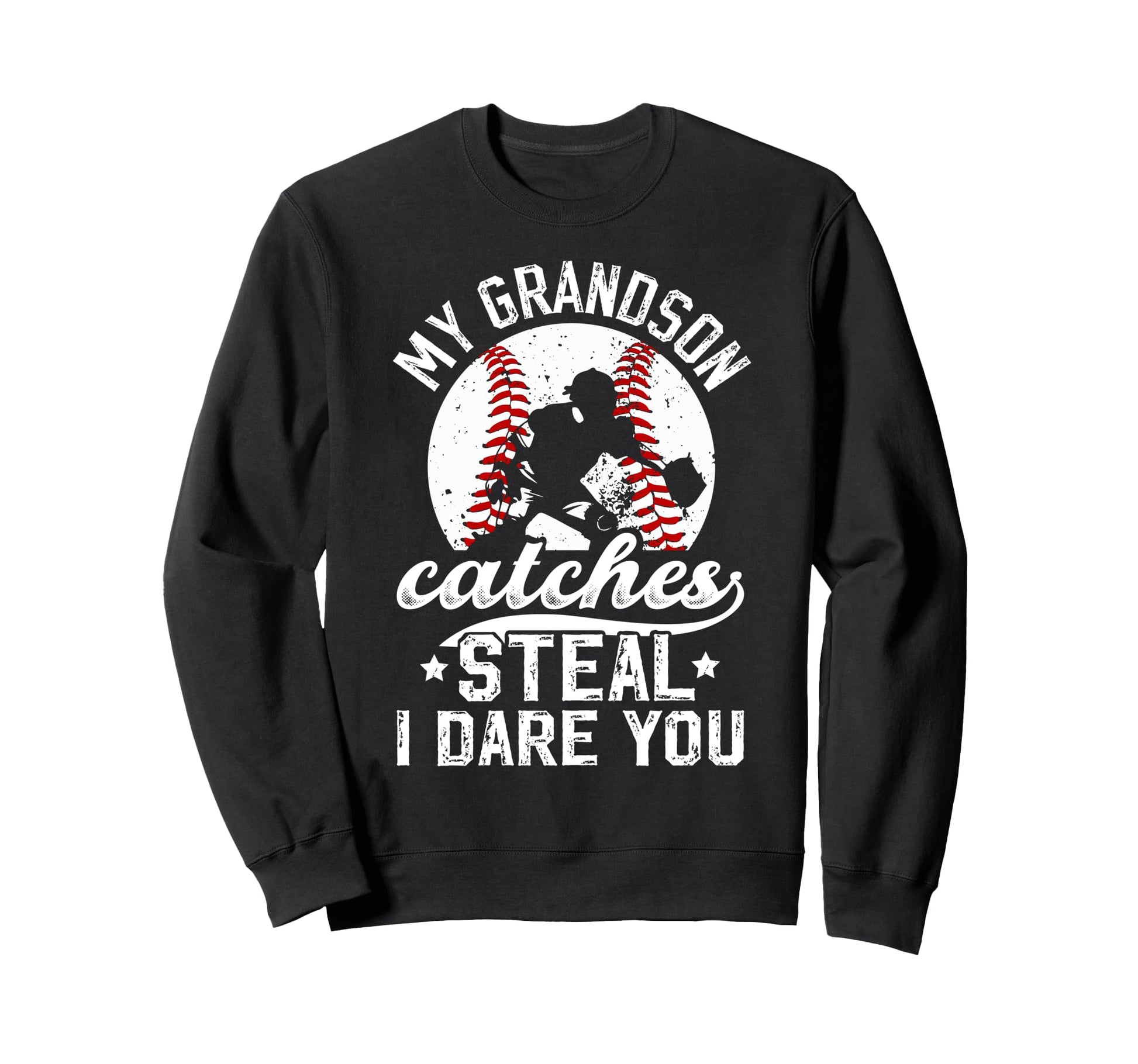 Funny Baseball Catcher Grandpa Sweatshirt - Streetwear Style Unisex - T-Shirt, Sweatshirt, Hoodie