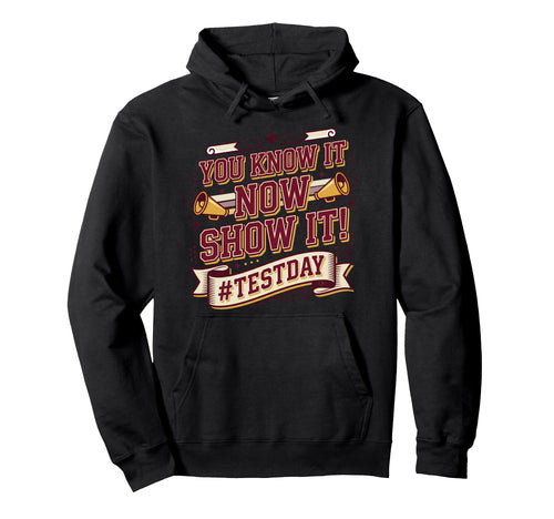 Rock Test Test Day State Testing Hoodie - Fun Novelty Design for Adults - T-Shirt, Sweatshirt, Hoodie