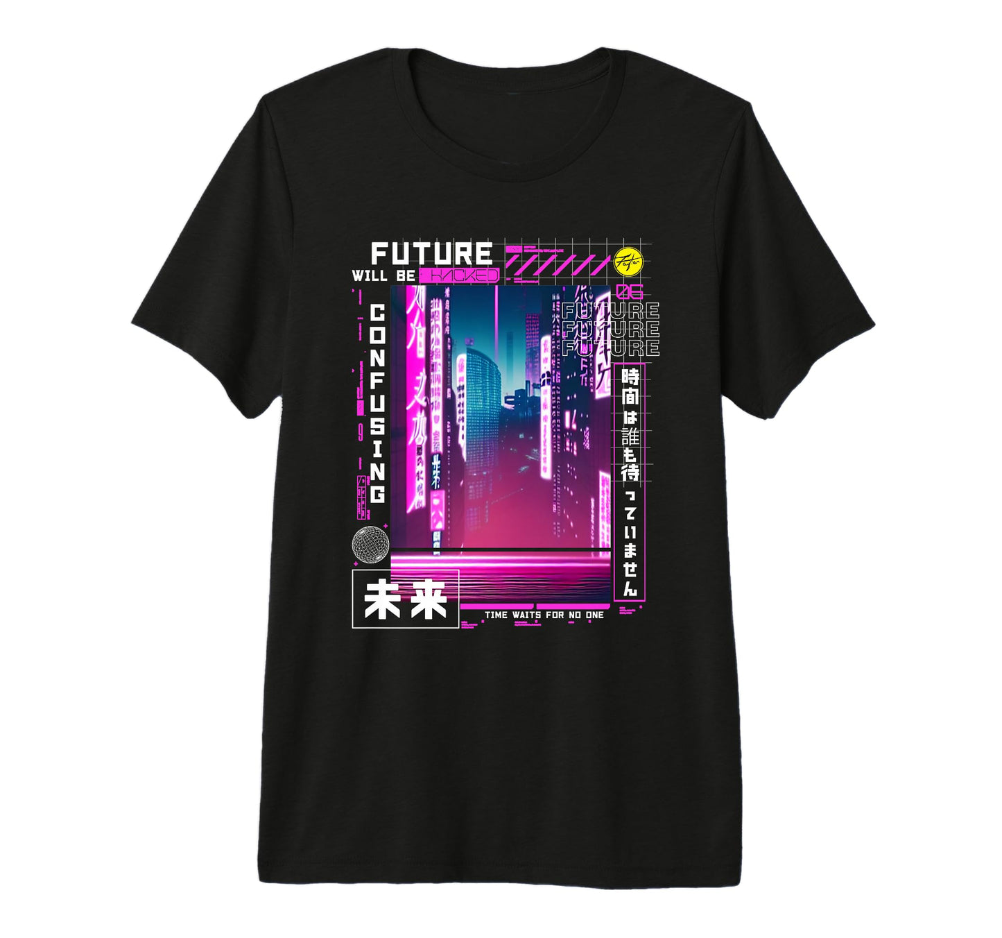 Tokyo Cyberpunk Vaporwave Japanese T-Shirt - Streetwear Style for Adults - T-Shirt, Sweatshirt, Hoodie