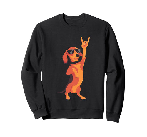 Dachshund Wiener Sausage Dog Sweatshirt - Casual Everyday Wear Men Women - T-Shirt, Sweatshirt, Hoodie