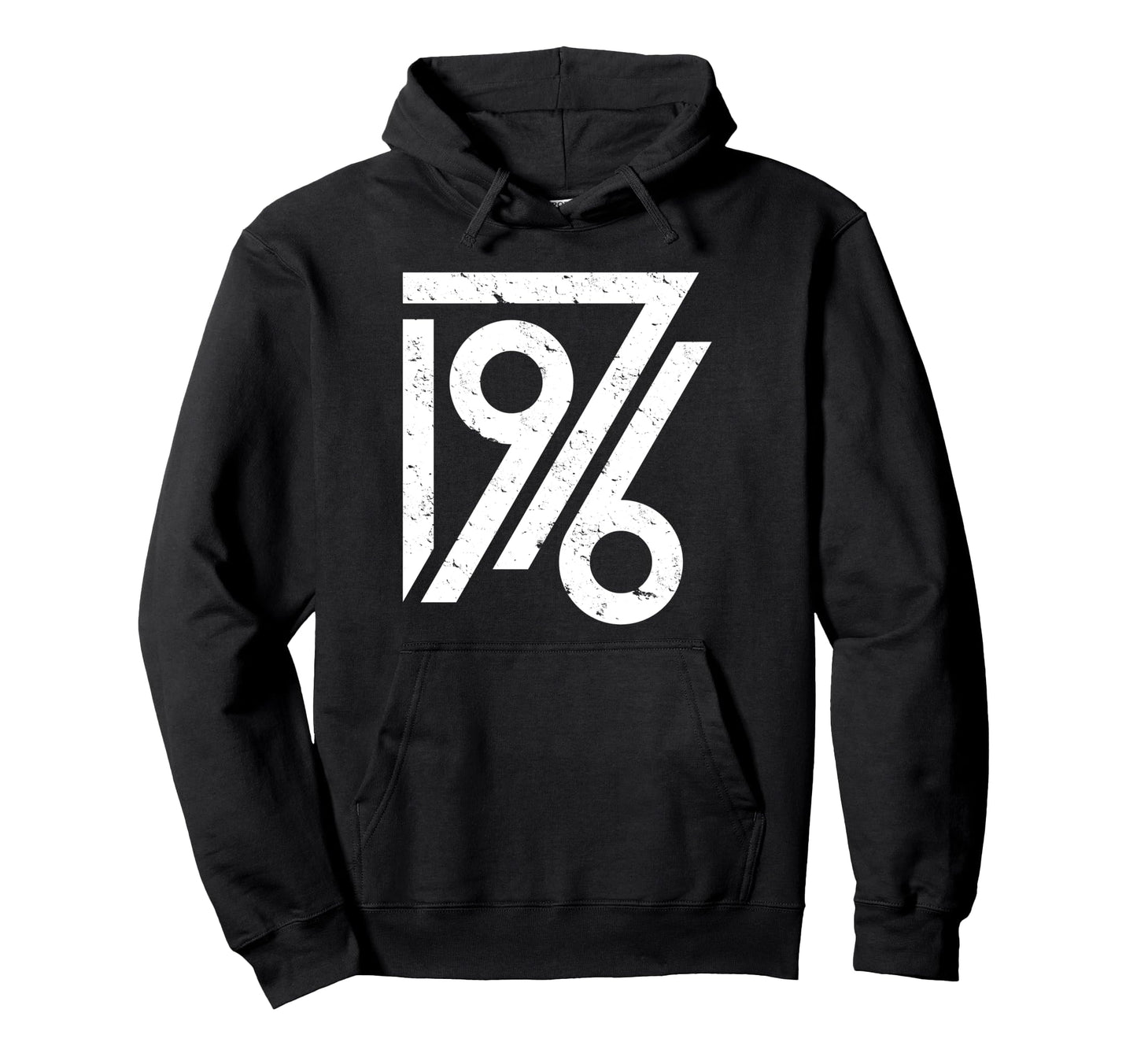 1976 Birthday Grunge Alternative Hoodie - Fun Novelty Design for Adults - T-Shirt, Sweatshirt, Hoodie