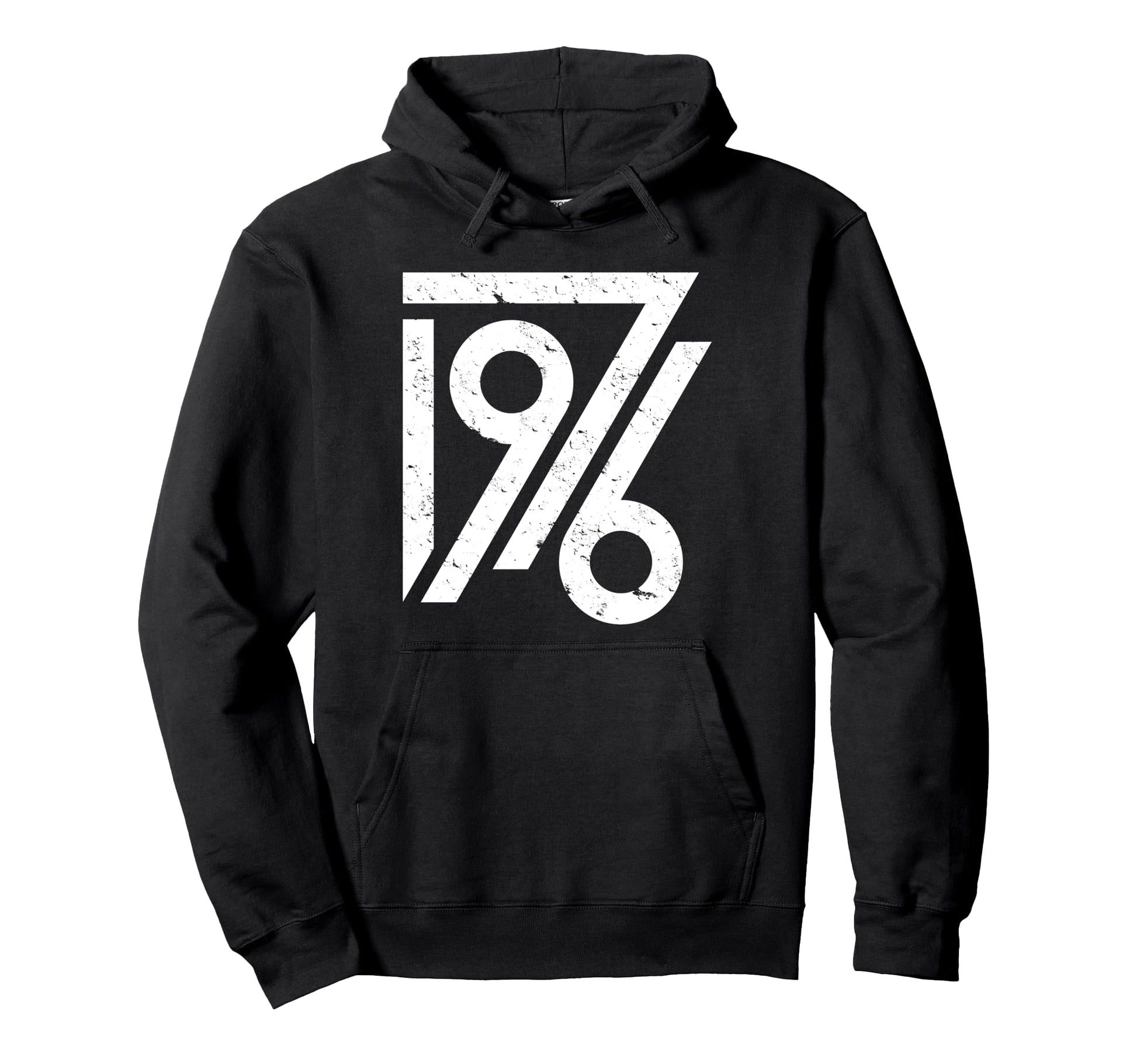 1976 Birthday Grunge Alternative Hoodie - Fun Novelty Design for Adults - T-Shirt, Sweatshirt, Hoodie