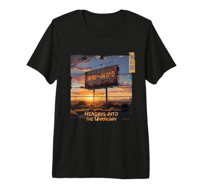Japanese Sunset Grunge Vaporwave T-Shirt - Fun Novelty Design Unisex - T-Shirt, Sweatshirt, Hoodie