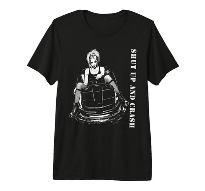 Punk Shut Up 90S Urban Grunge T-Shirt - Fun Novelty Design for Adults - T-Shirt, Sweatshirt, Hoodie