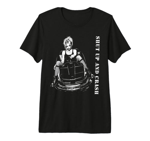Punk Shut Up 90S Urban Grunge T-Shirt - Fun Novelty Design for Adults - T-Shirt, Sweatshirt, Hoodie