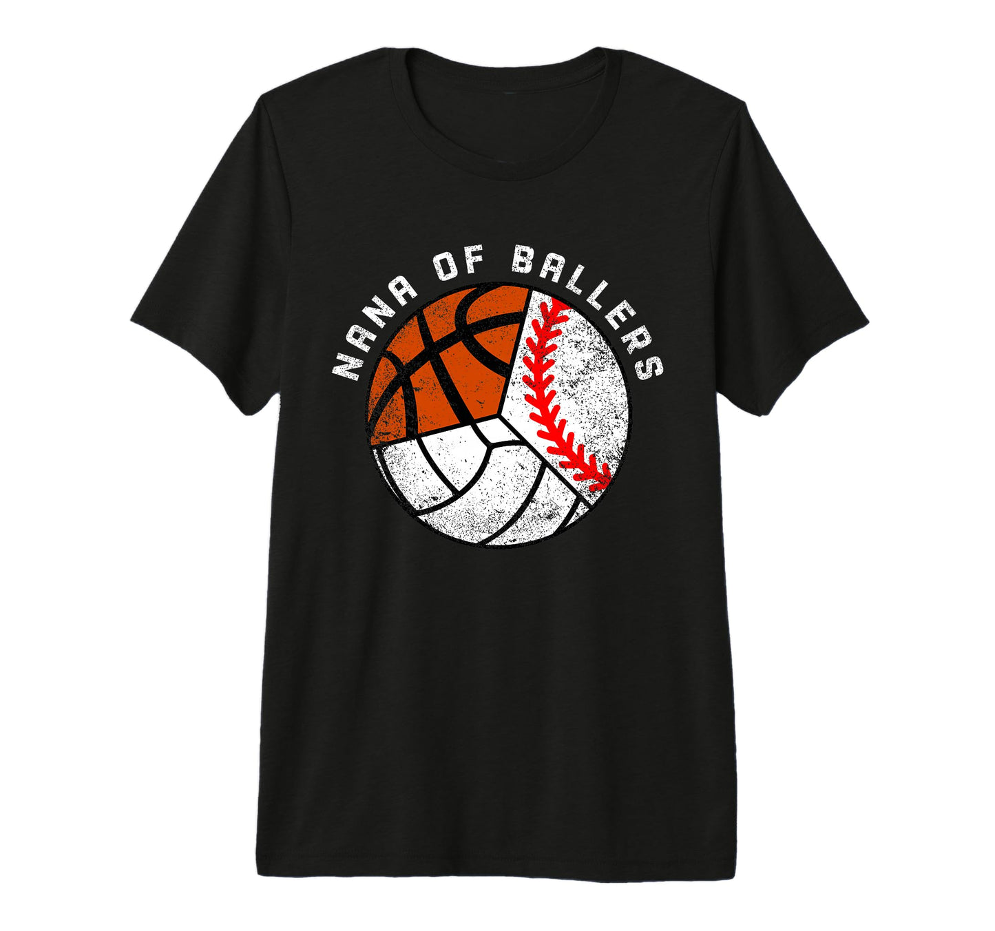 Nana Ballers Funny Baseball T-Shirt - Casual Everyday Wear Unisex - T-Shirt, Sweatshirt, Hoodie