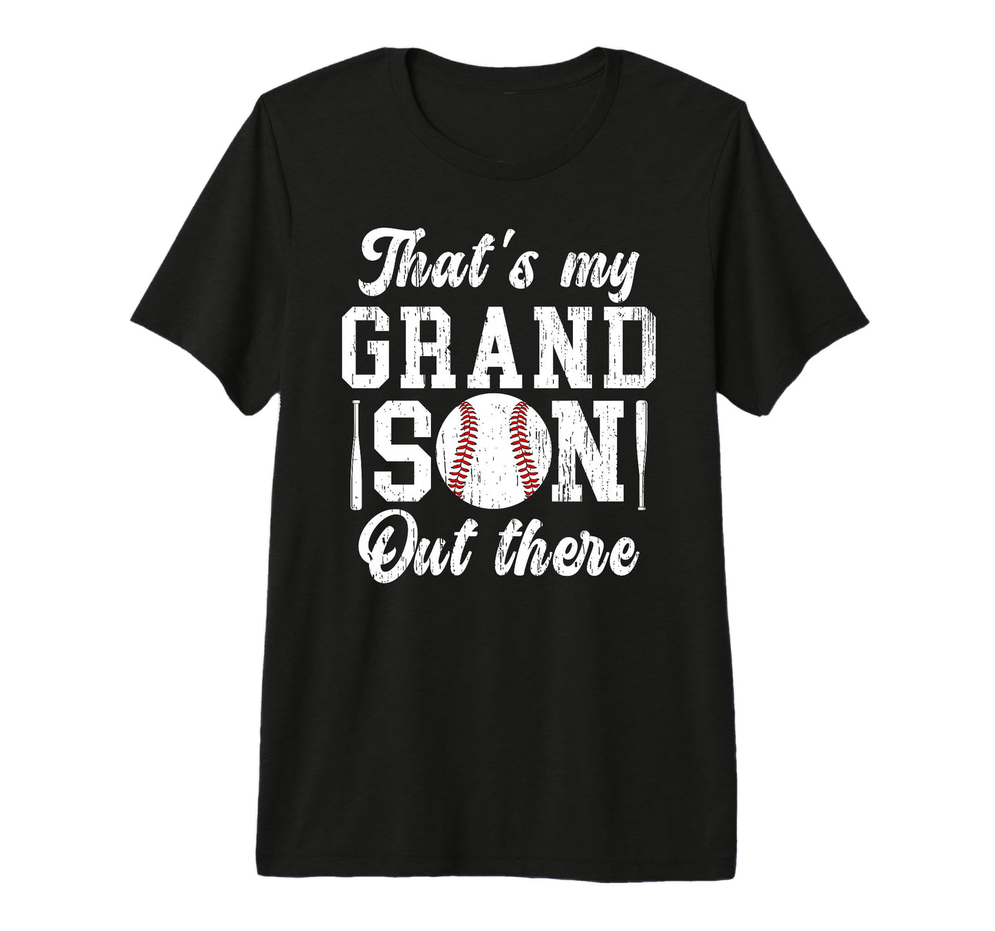 Mens Thats My Grandson Baseball Grandpa T-Shirt - Minimalist Print Unisex - T-Shirt, Sweatshirt, Hoodie