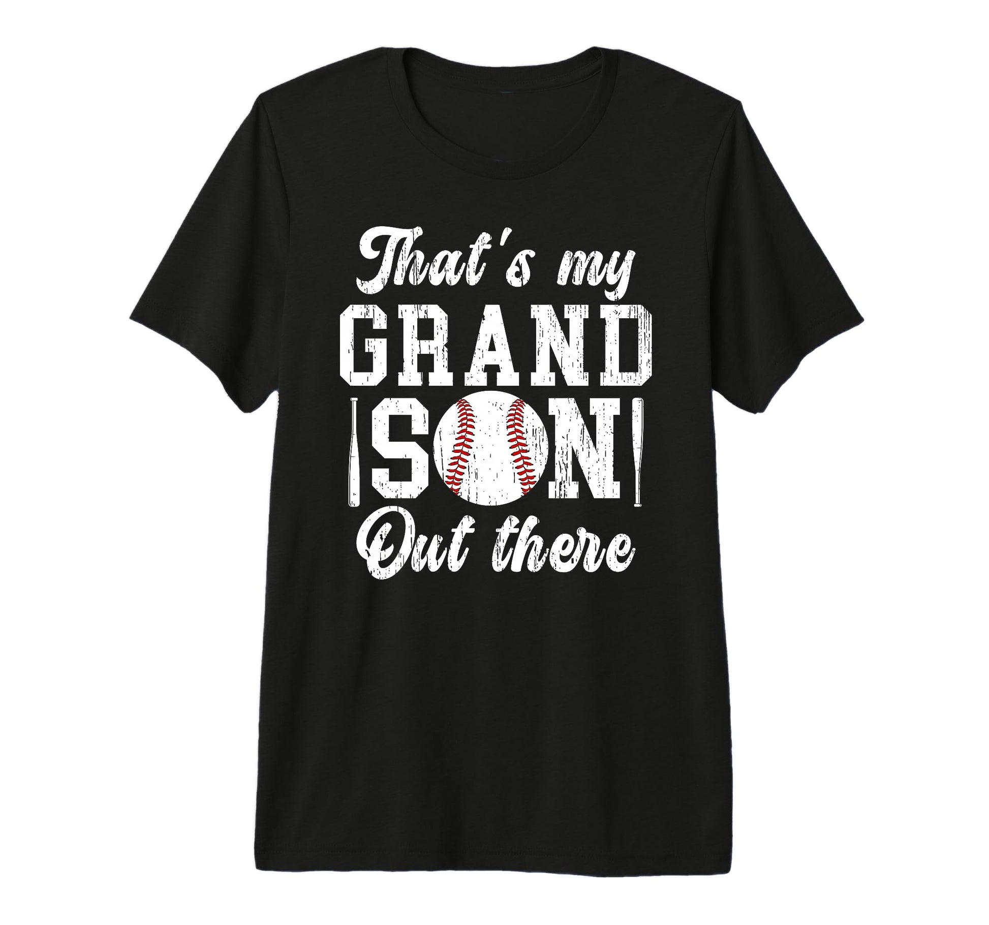 Mens Thats My Grandson Baseball Grandpa T-Shirt - Minimalist Print Unisex - T-Shirt, Sweatshirt, Hoodie
