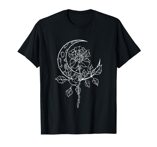 Goth Y2K Emo Alt Fairy Grunge Flower Rose T-Shirt - Novelty Apparel Unisex - T-Shirt, Sweatshirt, Hoodie