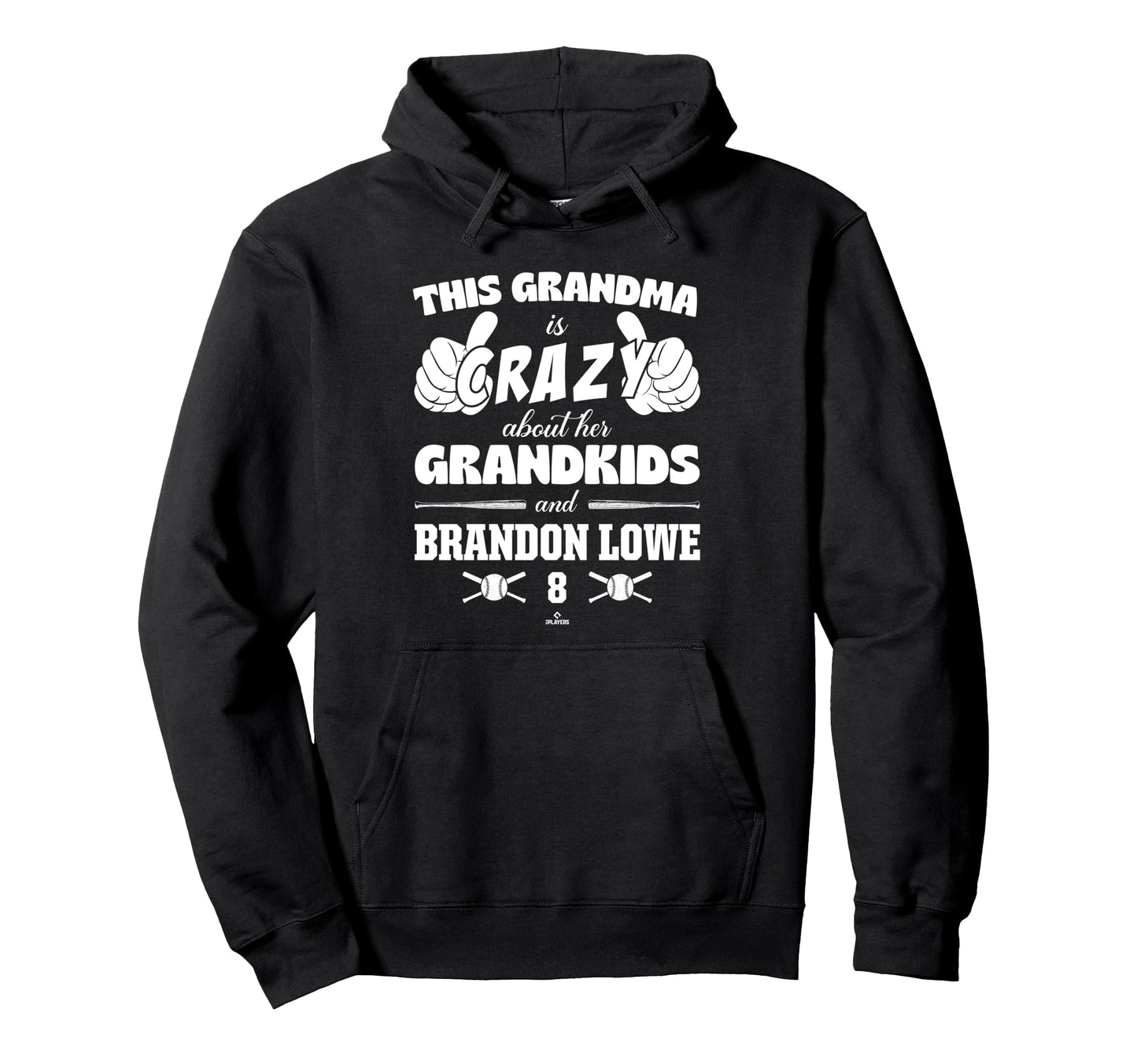 Grandma Crazy Brandon Lowe Tampa Bay Hoodie - Minimalist Print for Adults - T-Shirt, Sweatshirt, Hoodie